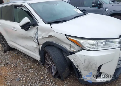 2018 Toyota Highlander Se/Xle from USA, damaged, VIN 5TDJZRFH0JS890820